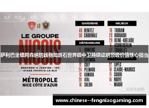 萨利巴坐镇阿森纳防线稳如磐石世界级中卫持续证明顶级价值核心担当